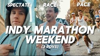 Indianapolis Marathon Weekend: Danny Sub-2:40 Attempt, Strieg Paces, Scotty Best Spectator Ever?