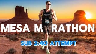 Danny’s Sub 2:40 Marathon Attempt at the 2026 Mesa Marathon