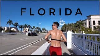 Quick Florida Trip! Jumping In the Ocean Mid-Run