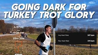 Going ALL IN to Podium at the Turkey Trot! 195bm Heart Rate ☠️