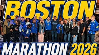 Boston Marathon 2026 - Fun Running Step for Step With my Wife