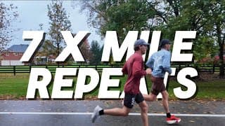 7 x Mile Threshold Repeats with Scotty & Brad